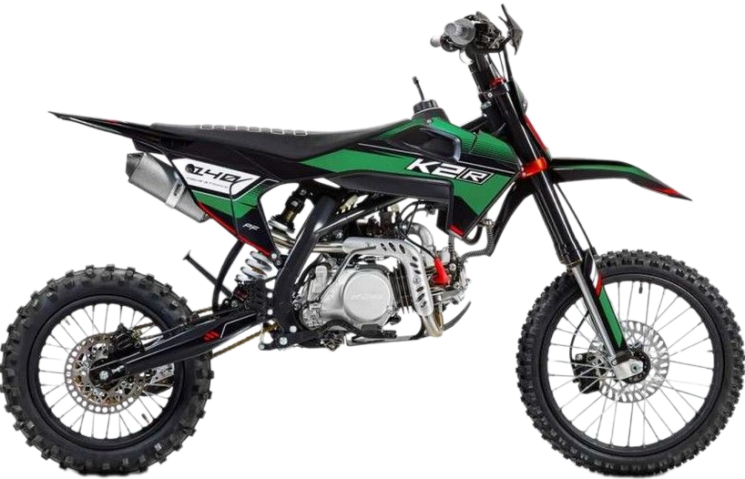 Питбайк K2R PF 140, Green/Black, 2024