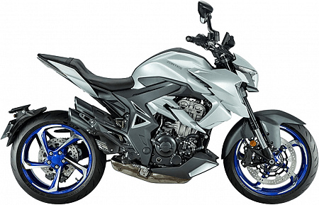 Мотоцикл ZONTES ZT350-R1 (4T ZT184MP EFI) 17/17 (2023 г.) серебристый Мотоцикл ZONTES ZT350-R1 (4T ZT184MP EFI) 17/17 (2023 г.) серебристый