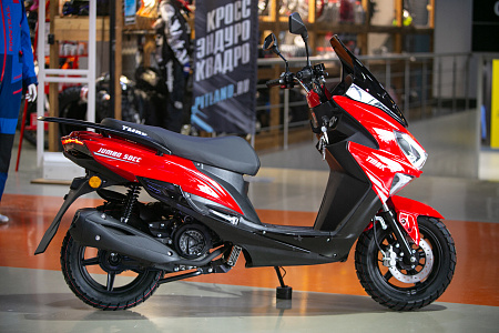 Скутер TMBK Scooter Jumbo (ТМБК Скутер Джамбо) 50cc Red Black красный/черный Скутер TMBK Scooter Jumbo (ТМБК Скутер Джамбо) 50cc Red Black красный/черный