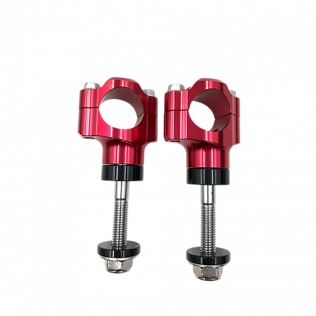 Проставки руля для мотоцикла CNC, M12, 28мм, красные OTOM Проставки руля для мотоцикла CNC, M12, 28мм, красные OTOM